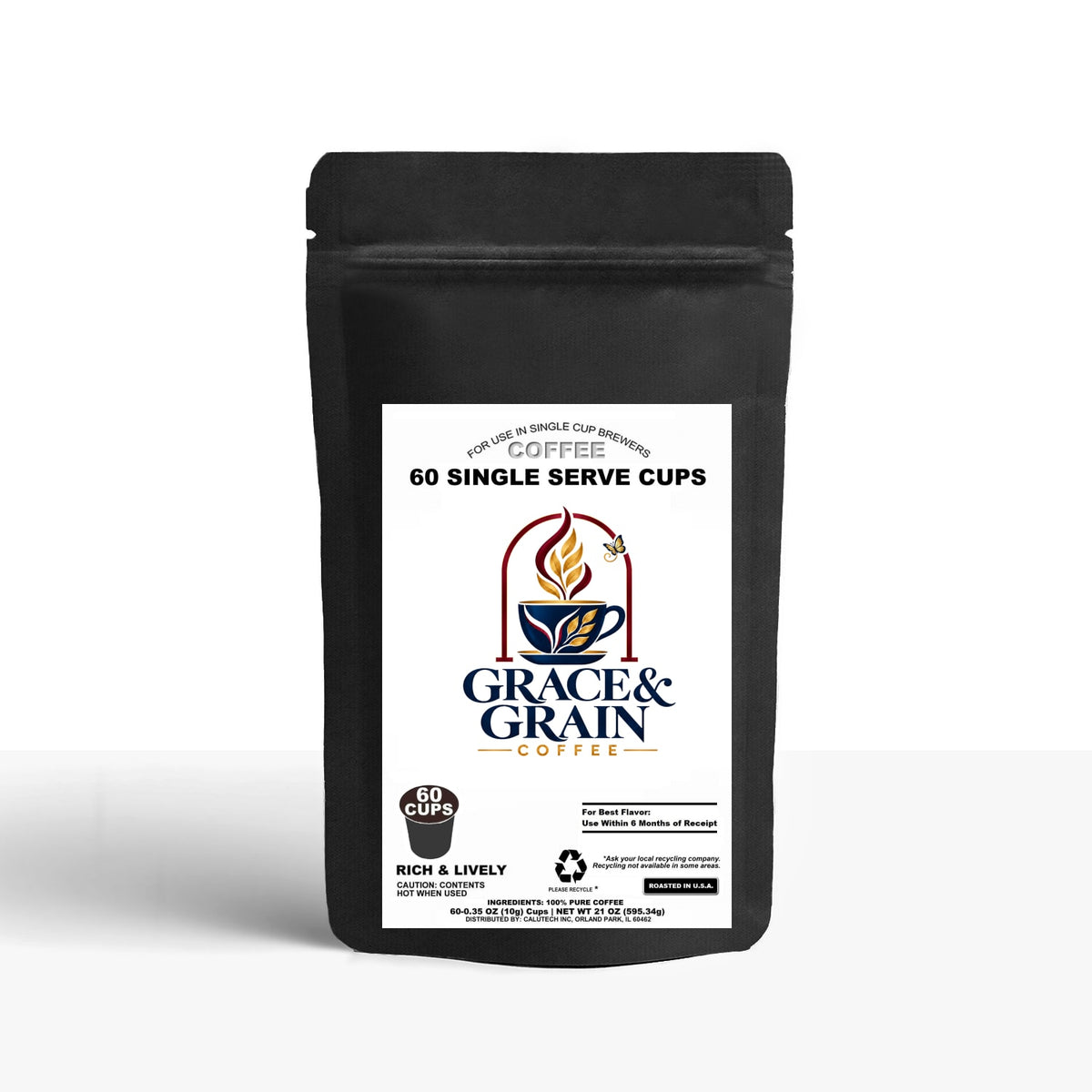 60 Pack Single Serve Coffee Capsules